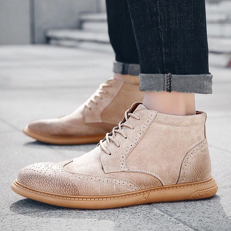 cow suede Leather Men Boots Winter Ankle Boots Fashion Footwear brogue Lace Up Shoes outdoor Men plush warm Vintage Shoes o5 #2D7i
cow suede Leather Men Boots Winter Ankle Boots Fashion Footwear brogue Lace Up Shoes outdoor Men plush warm Vintage Shoes o5 #2D7i