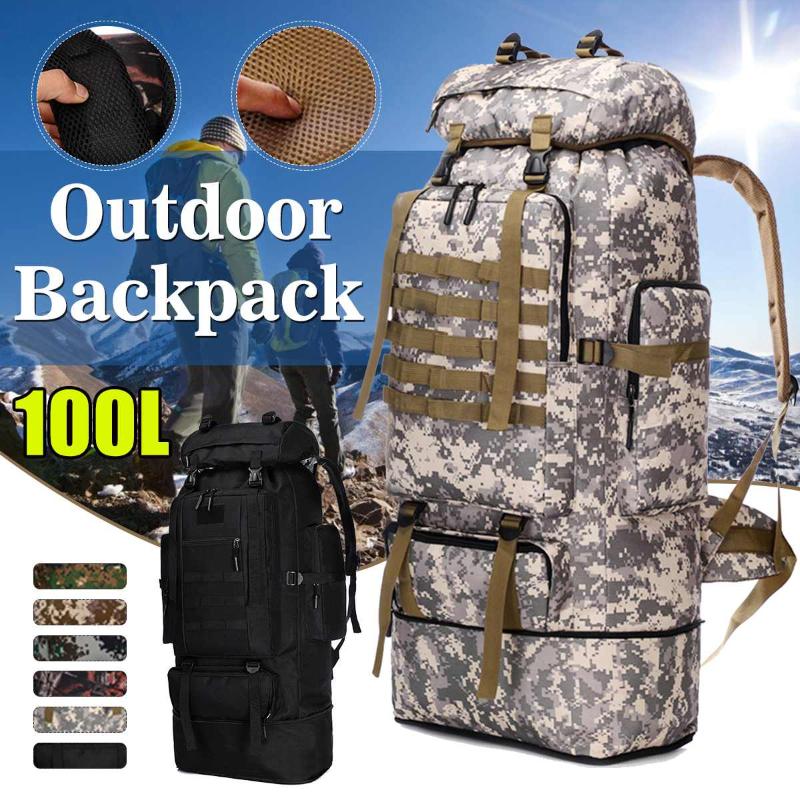 100L Outdoor Rucksacks Oxford Fabric Waterproof Tactical backpack Sports Camping Hiking Trekking Fishing Hunting Bags, Green
100L Outdoor Rucksacks Oxford Fabric Waterproof Tactical backpack Sports Camping Hiking Trekking Fishing Hunting Bags, Green