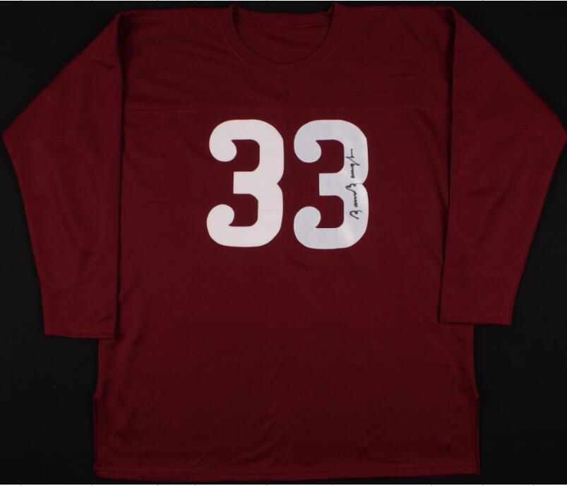 Sammy Baugh red home collection Signed signatured Autographed out door / in door Jersey shirts, Black
Sammy Baugh red home collection Signed signatured Autographed out door / in door Jersey shirts, Black