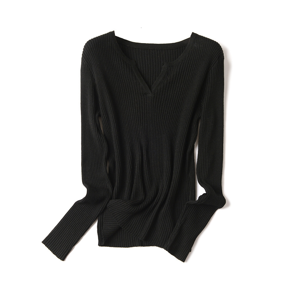 2021 New Casual Autumn Winter v Neck Knitted Pullovers Women Loose Basic Sweater Solid Color Jumpers Female Top 35q2, Black
2021 New Casual Autumn Winter v Neck Knitted Pullovers Women Loose Basic Sweater Solid Color Jumpers Female Top 35q2, Black