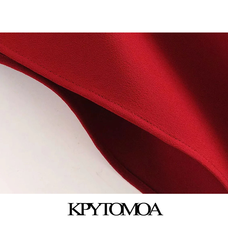 KPYTOMOA Women Fashion Office Wear Solid Mini Dress Vintage O Neck Batwing Sleeve Female Dresses Chic Vestidos Mujer T200613