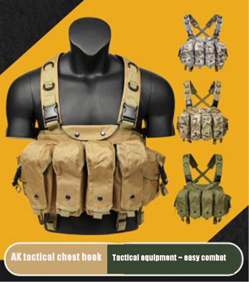AK belly bag quick detachable multi-functional chest hanging lightweight tactical vest vest combat special forc, Acu
AK belly bag quick detachable multi-functional chest hanging lightweight tactical vest vest combat special forc, Acu