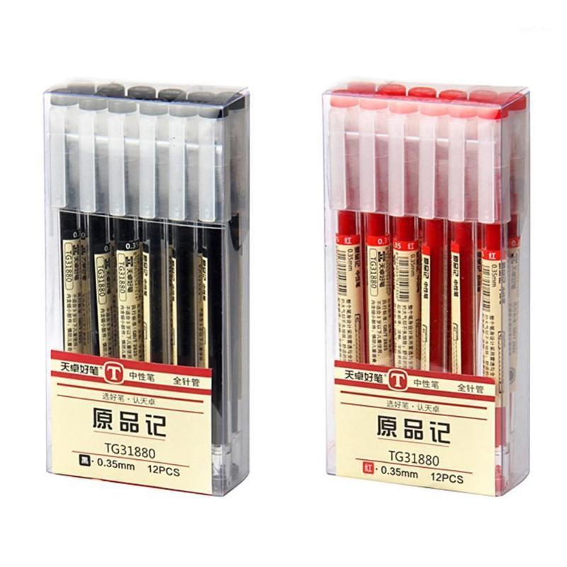 12 Pcs/lot Brief Style Ballpoint Gel Ink Pen Set 0.35mm Stationary Black Red Supplies School S8D71
12 Pcs/lot Brief Style Ballpoint Gel Ink Pen Set 0.35mm Stationary Black Red Supplies School S8D71