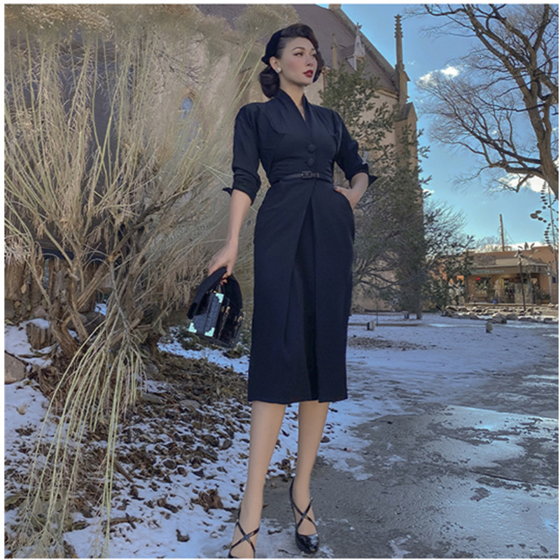 2021 Le Palais Original Autumn New Elegant Black Vintage Thin Maid-calf Waistcoat Ladies'waistbands Dress Long CG03
2021 Le Palais Original Autumn New Elegant Black Vintage Thin Maid-calf Waistcoat Ladies'waistbands Dress Long CG03