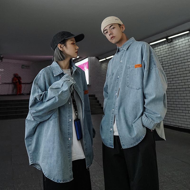2020 Spring New European And American Style Couple Models Harajuku Loose Washed Denim Long Sleeve Shirt Casual -2XL, Picture color
2020 Spring New European And American Style Couple Models Harajuku Loose Washed Denim Long Sleeve Shirt Casual -2XL, Picture color