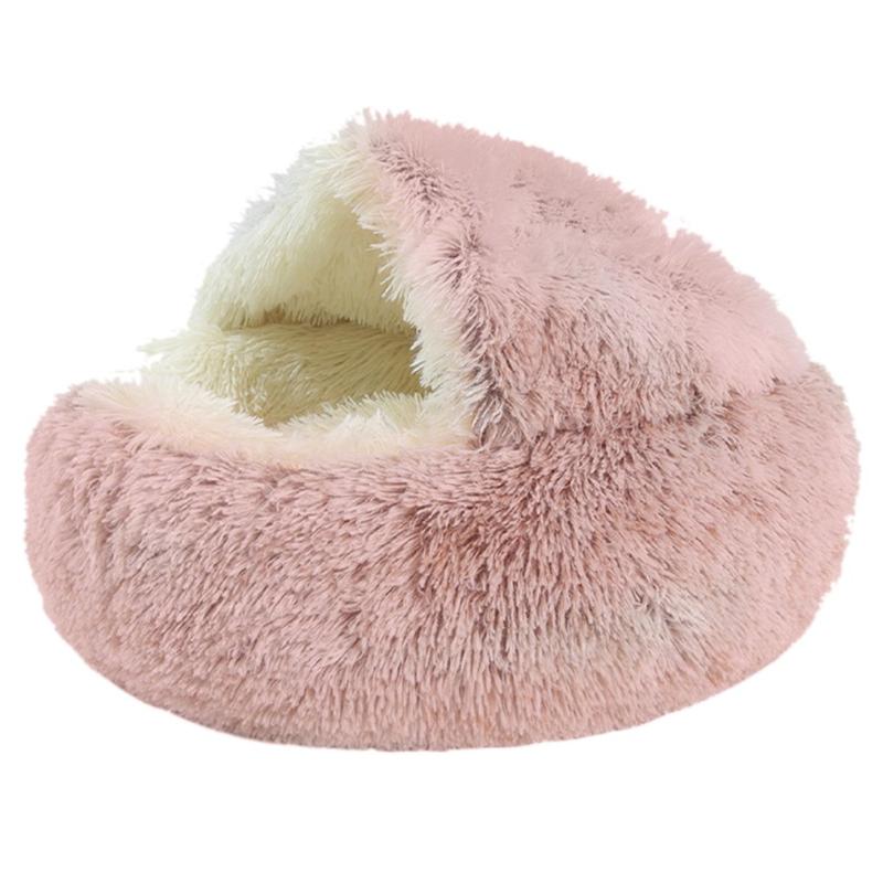 Round Half-pack Warm Crystal Velvet Doghouse Warm Winter Closed Durable Practical And Convenient Glossy Style Pet Nest
Round Half-pack Warm Crystal Velvet Doghouse Warm Winter Closed Durable Practical And Convenient Glossy Style Pet Nest
