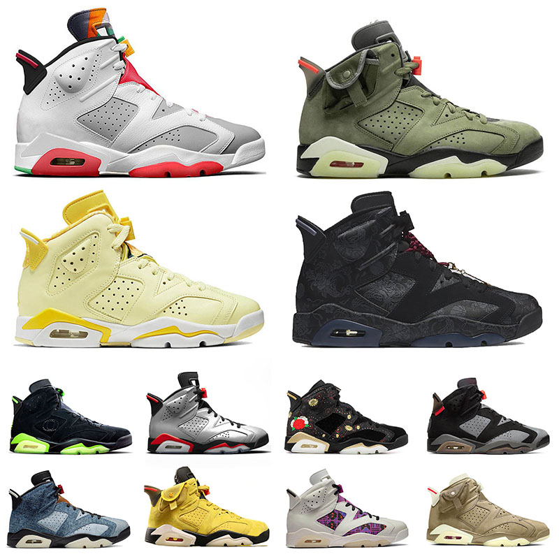 Top Quality Jumpman 6 6s Mens Womens Basketball Shoes Hare Cactus Jack Floral CNY Denim Trainers Sports Sneakers, 40-47
Top Quality Jumpman 6 6s Mens Womens Basketball Shoes Hare Cactus Jack Floral CNY Denim Trainers Sports Sneakers, 40-47