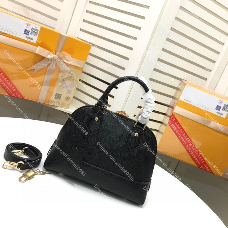 Top-quality Genuine Leather Embossing Neo Alma BB Tote Women Handbags Luxurys Designers Bags Ladies Shoulder Bag with Crossbody Strap and Lock, Black
Top-quality Genuine Leather Embossing Neo Alma BB Tote Women Handbags Luxurys Designers Bags Ladies Shoulder Bag with Crossbody Strap and Lock, Black