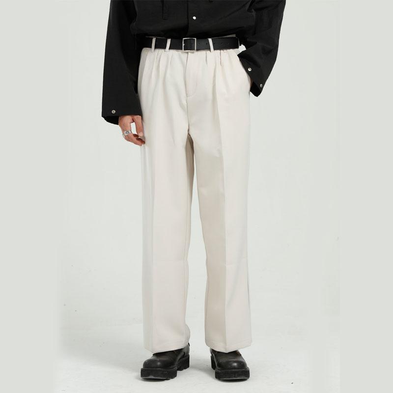 Men Solid Color Loose Casual Straight Wide Leg Suit Pant Male Retro Fashion Streetwear Hip Hop Suit Trousers, 3360 white
Men Solid Color Loose Casual Straight Wide Leg Suit Pant Male Retro Fashion Streetwear Hip Hop Suit Trousers, 3360 white