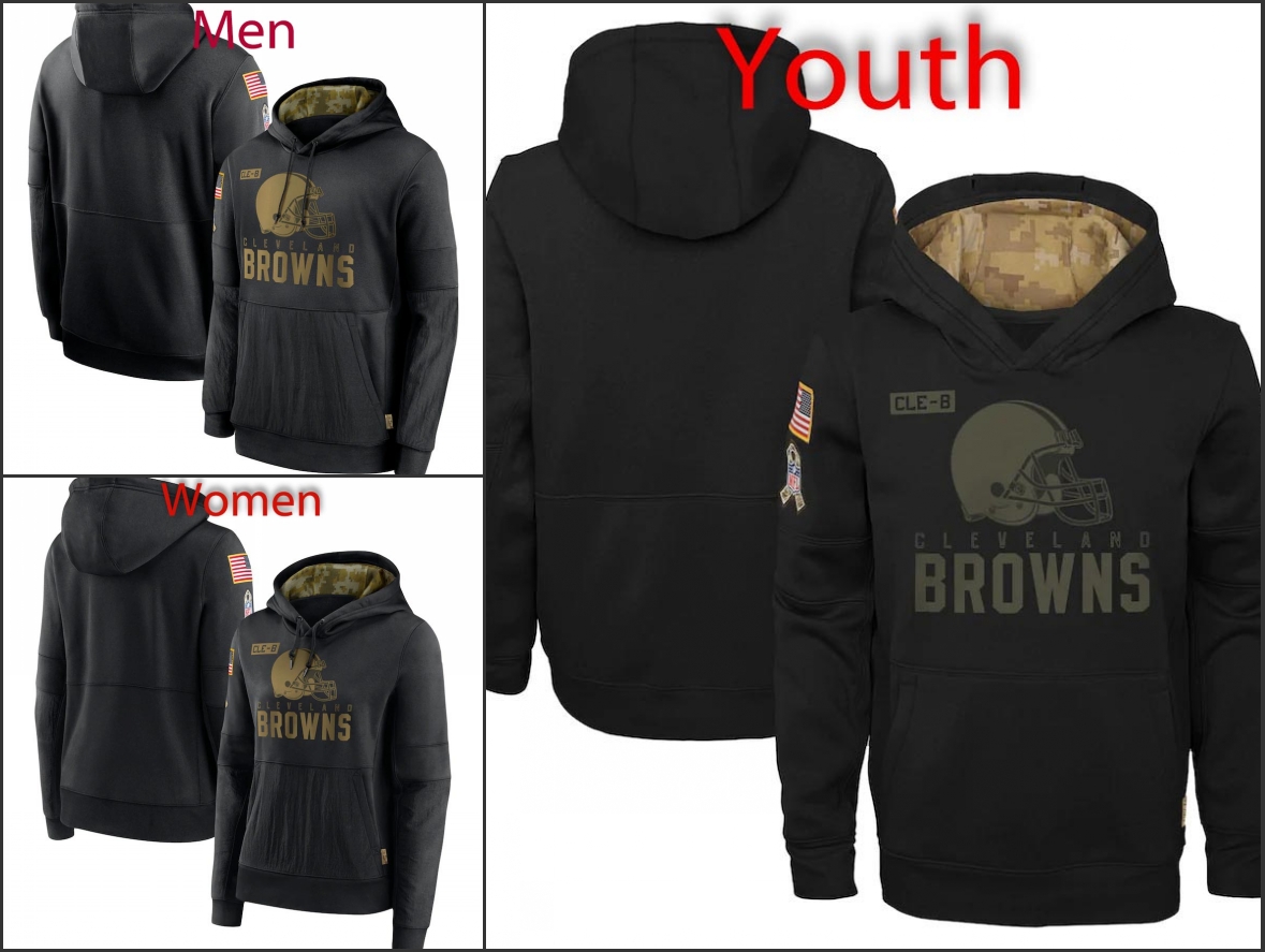 ClevelandBrownsSalute to Service Men Women Youth Black Pullover Performance Hoodie, Black;red
ClevelandBrownsSalute to Service Men Women Youth Black Pullover Performance Hoodie, Black;red