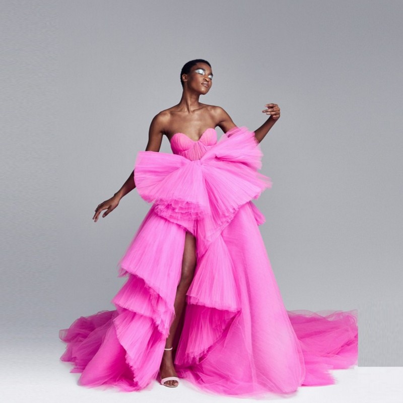 Fuchisa Sweetheart Prom Dresses Peplum Puffy Chic Tulle Side Split Evening Dress Black Women vestidos de fiesta, Fuchsia
Fuchisa Sweetheart Prom Dresses Peplum Puffy Chic Tulle Side Split Evening Dress Black Women vestidos de fiesta, Fuchsia