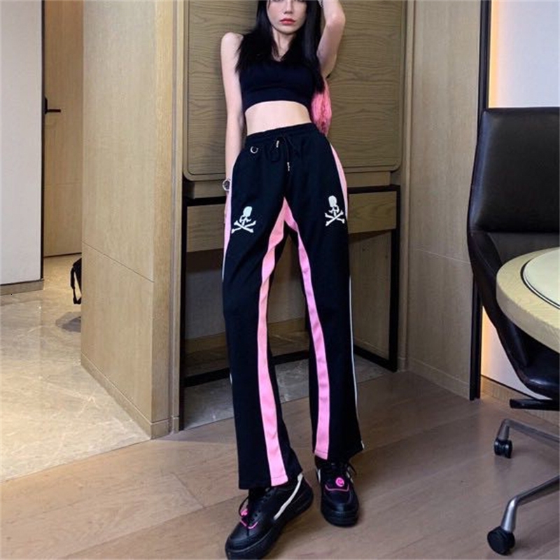 Striped Reflection Glow the Dark Line Sweeatpants for 2021 Luxury Designer Woman Pants Uofu, Peach red 
Striped Reflection Glow the Dark Line Sweeatpants for 2021 Luxury Designer Woman Pants Uofu, Peach red
