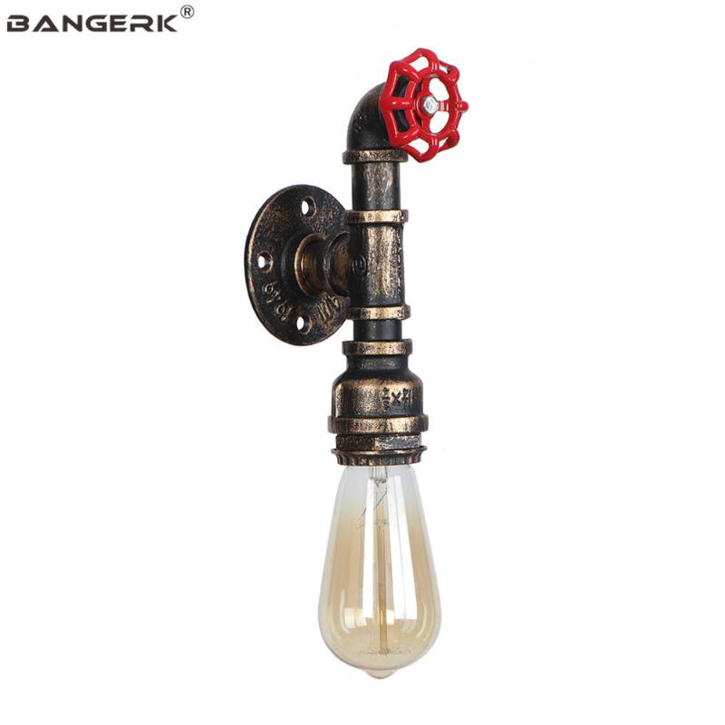 Loft Industrial Iron Water Pipe Wall Lamp Vintage LED Sconce Wall Lights For Dining Room Bedside Home Decor Fixture Lighting
Loft Industrial Iron Water Pipe Wall Lamp Vintage LED Sconce Wall Lights For Dining Room Bedside Home Decor Fixture Lighting