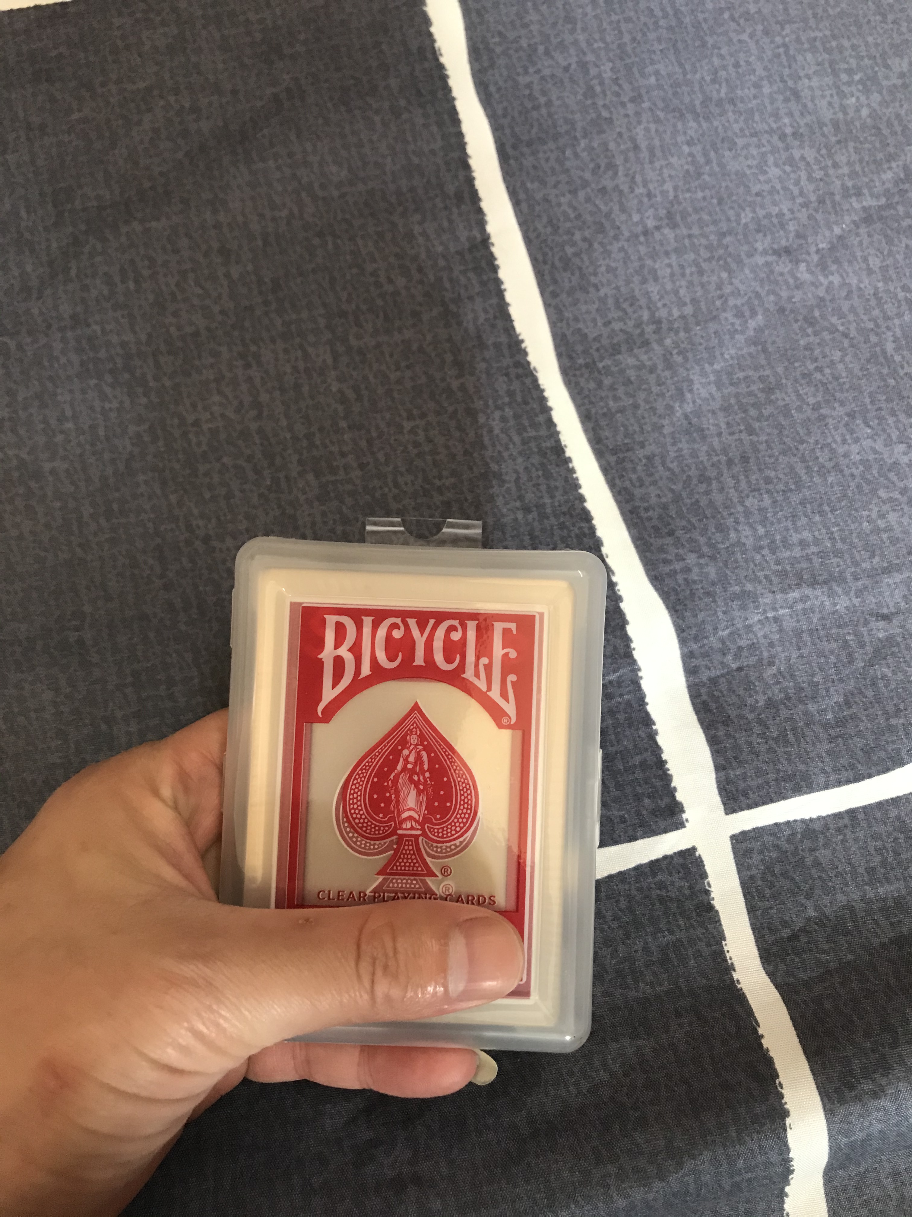 Bicycle Clear Playing Card Frosted transparent Game toy Waterproof Poker от DHgate WW