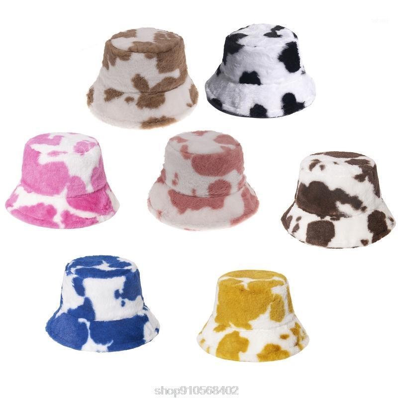 Winter Thicken Fluffy Plush Bucket Hat Milk Cow Printed Wide Brim Sunscreen Packable Panama Fisherman Cap N04 20 Dropshipping1
Winter Thicken Fluffy Plush Bucket Hat Milk Cow Printed Wide Brim Sunscreen Packable Panama Fisherman Cap N04 20 Dropshipping1