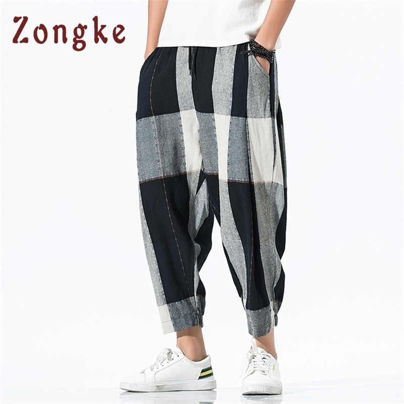 Zongke Loose Ankle-Length Linen Pants Men Joggers Men Pants Streetwear Harem Pants Men Trousers 5XL Hip Hop Spring 201125, Black
Zongke Loose Ankle-Length Linen Pants Men Joggers Men Pants Streetwear Harem Pants Men Trousers 5XL Hip Hop Spring 201125, Black