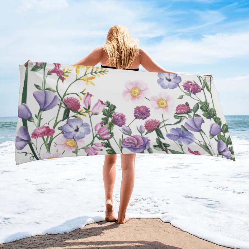 Color Flower Watercolor Plant Bath Towel Swimming Quick-Dry Bath Towel Bathroom Accessories Microfiber Beach Towels, As pic
Color Flower Watercolor Plant Bath Towel Swimming Quick-Dry Bath Towel Bathroom Accessories Microfiber Beach Towels, As pic