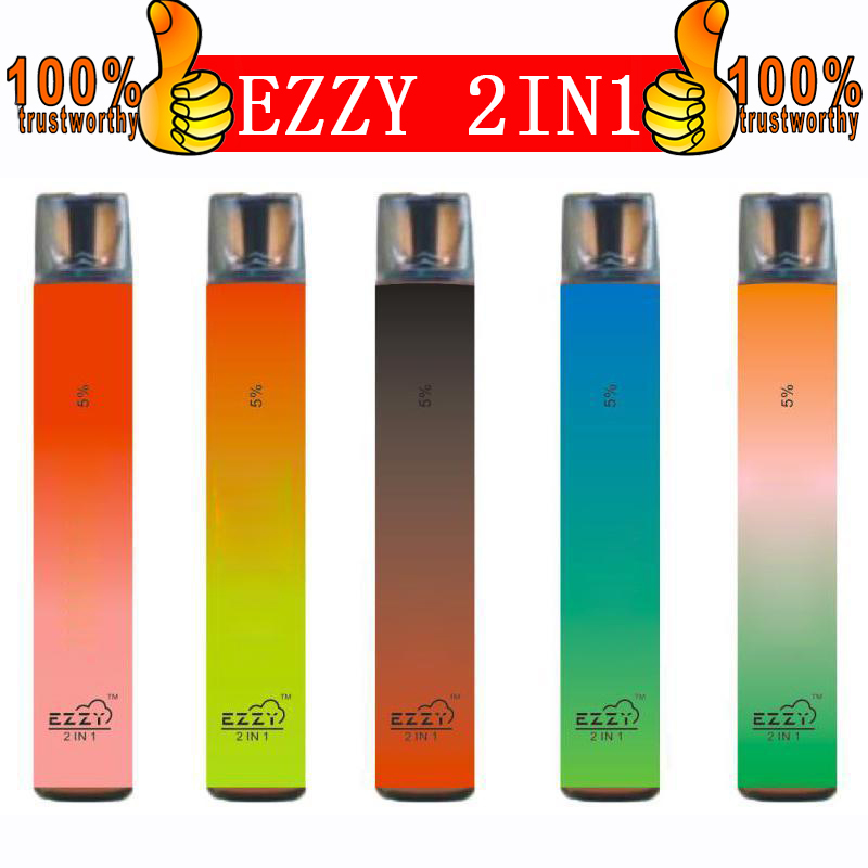 EZZY SUPPER 2in1 Cigarette disposable vape Pod Device kit Local 1000+1000puffs Pods EZZY 2in1 disposable vape pens Vaporizers VS puff bar xxl DHL FREE
EZZY SUPPER 2in1 Cigarette disposable vape Pod Device kit Local 1000+1000puffs Pods EZZY 2in1 disposable vape pens Vaporizers VS puff bar xxl DHL FREE
