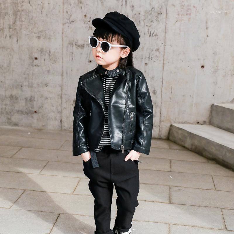 ARLONEET New Fashion Spring and Autumn the Wind PU Leather Coat Baby Boys Girls Leather Children Jacket Outerwear CO221, Bk
ARLONEET New Fashion Spring and Autumn the Wind PU Leather Coat Baby Boys Girls Leather Children Jacket Outerwear CO221, Bk