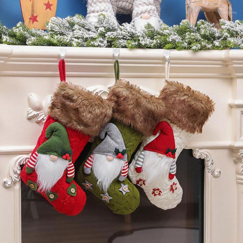 Large Christmas Stockings Knitted Faceless Santa Gnome Doll Sock Xmas Candy Gift Bag Christmas Tree Pendant1
Large Christmas Stockings Knitted Faceless Santa Gnome Doll Sock Xmas Candy Gift Bag Christmas Tree Pendant1