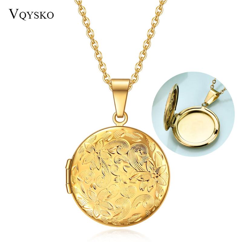 New Openable Locket Pendant Frame Necklace for Women Stylish Toggle Clasp Stainless Steel Photo Necklaces With Flower Pattern
New Openable Locket Pendant Frame Necklace for Women Stylish Toggle Clasp Stainless Steel Photo Necklaces With Flower Pattern