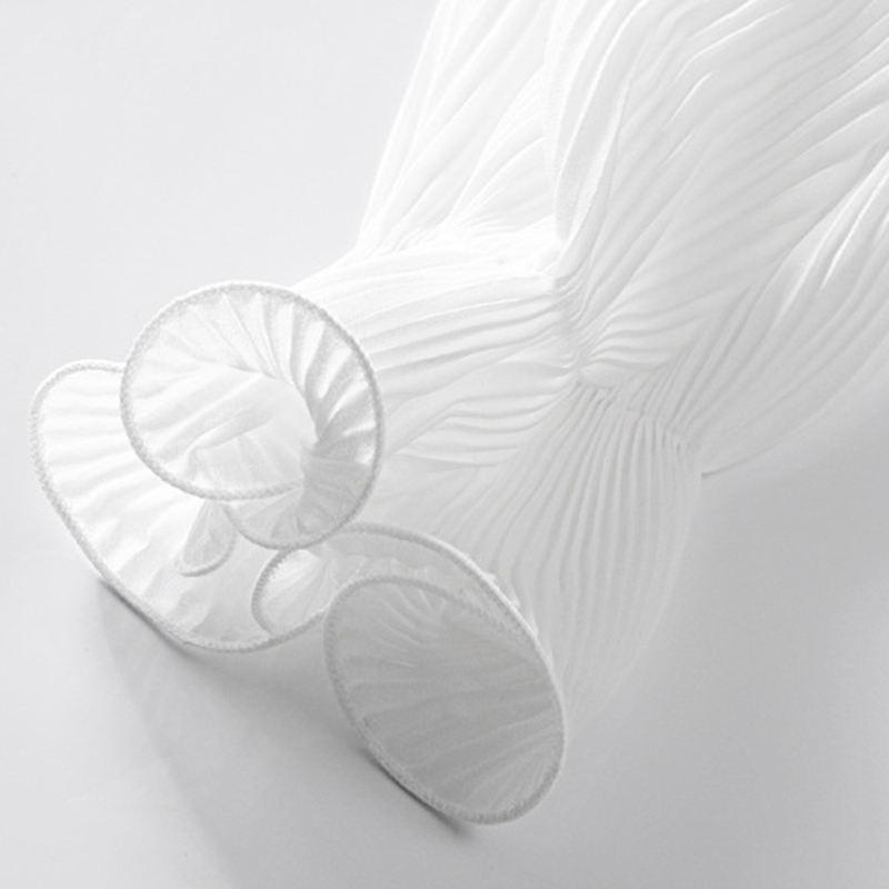 TWOTWINSTYLE Asymmetrical Blazer Female Chiffon Patchwork V Neck Lantern Sleeve Lace Up High Waist Coat Women Spring Thin 201102