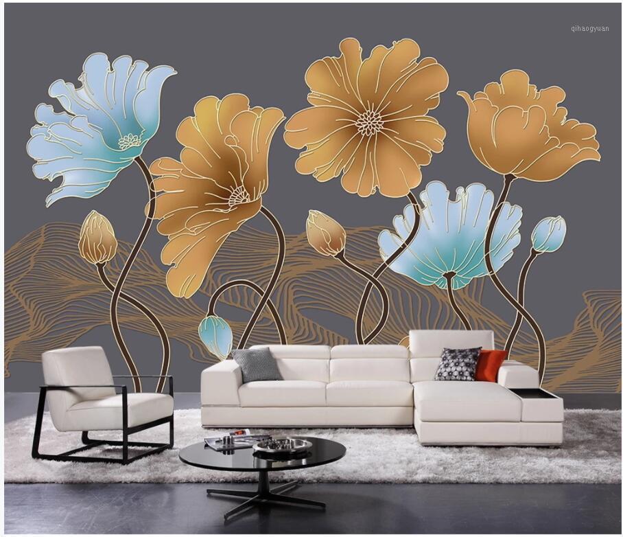 WDBH 3d wallpaper custom photo Chinese style metal line drawing fashion flowers home decor 3d wall mural wallpaper for walls 3 d1, Non-woven wallpaper
WDBH 3d wallpaper custom photo Chinese style metal line drawing fashion flowers home decor 3d wall mural wallpaper for walls 3 d1, Non-woven wallpaper