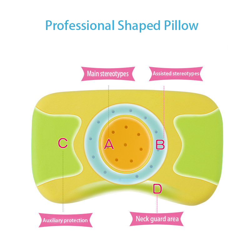 Baby Nursing Pillows Kids Sleep Cushion Bunny Neck Pillows Infant Toddler Sleep Positioner Anti Roll Cushion Flat Head Pillow LJ201208