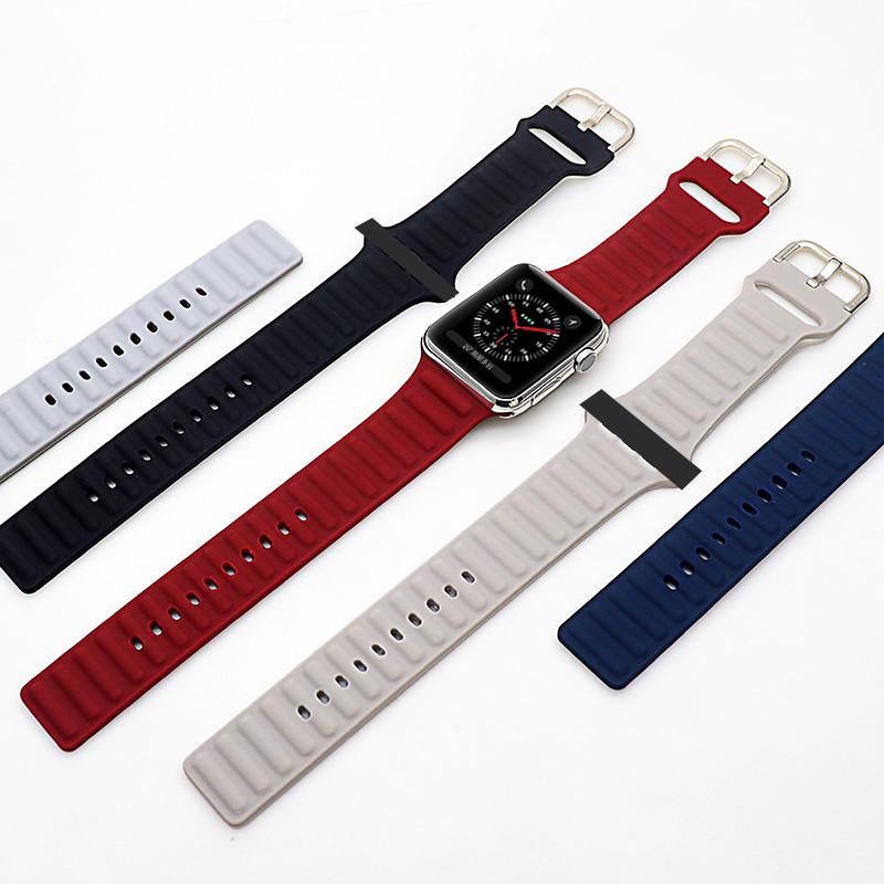 Silicone Sport Bands Replacement For Apple Watch Band Wrist Strap With Adapters Accessories 38mm 40mm 42mm 44mm Watchstrap
Silicone Sport Bands Replacement For Apple Watch Band Wrist Strap With Adapters Accessories 38mm 40mm 42mm 44mm Watchstrap