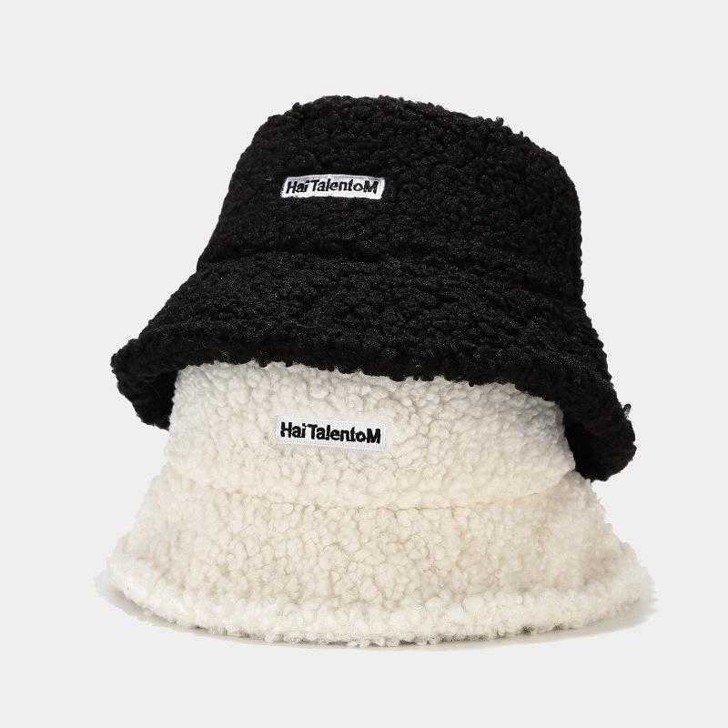 Winter Letter Women Faux Lamb Wool Bucket Hats Solid Color Fisherman Hat For Ladies Outdoor Keep Warm Windproof Sunscreen, Yellow
Winter Letter Women Faux Lamb Wool Bucket Hats Solid Color Fisherman Hat For Ladies Outdoor Keep Warm Windproof Sunscreen, Yellow