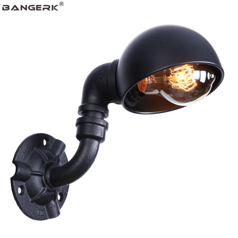Vintage Edison Wall Sconce Single Head Black Iron Water Pipe Wall Lamp Retro Loft Decor LED Light Home Lighting Luminaire
Vintage Edison Wall Sconce Single Head Black Iron Water Pipe Wall Lamp Retro Loft Decor LED Light Home Lighting Luminaire