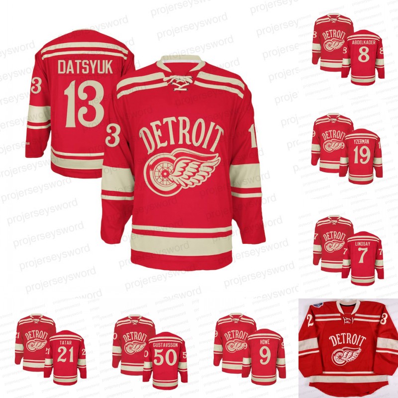 Detroit Red Wings 2014 Winter Classic Hockey Jersey Johan Franzen Jonas Gustavsson Jimmy Howard Brian Lashoff Tomas Tatar Steve Yzerman Pave, Black;red
Detroit Red Wings 2014 Winter Classic Hockey Jersey Johan Franzen Jonas Gustavsson Jimmy Howard Brian Lashoff Tomas Tatar Steve Yzerman Pave, Black;red