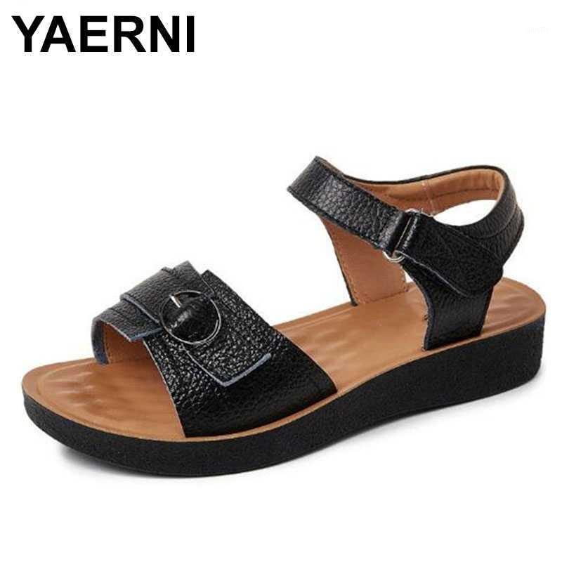 YAERNI2020new summer genuine leather mother sandals flat non-slip comfortable shoes casual sandals women big size sandal1, Beige
YAERNI2020new summer genuine leather mother sandals flat non-slip comfortable shoes casual sandals women big size sandal1, Beige