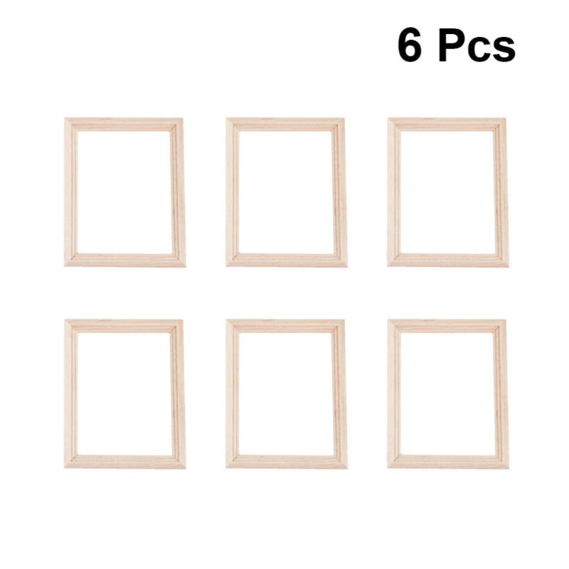 6 Pcs Photo Frame Wooden 1/12 Toys Portable Hanging Pendant Layout Photo Props Micro Decors for Kids
6 Pcs Photo Frame Wooden 1/12 Toys Portable Hanging Pendant Layout Photo Props Micro Decors for Kids