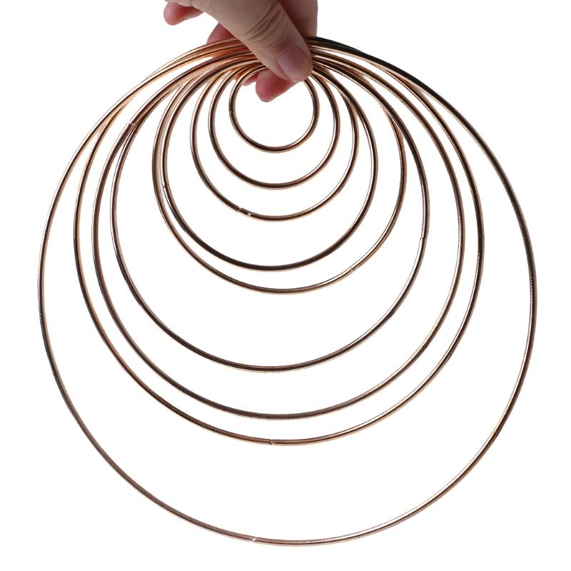 10 Szies Metal Dream Catcher Dreamcatcher Ring Macrame Craft Hoop DIY Accessory 35-190mm
10 Szies Metal Dream Catcher Dreamcatcher Ring Macrame Craft Hoop DIY Accessory 35-190mm