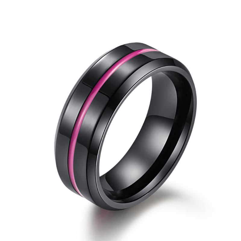 Hot Sale Trendy Titanium Ring for Men Thin Blue / Green / Rose Red Line Wedding Band Fashion Male Jewelry Epoxy Ring
Hot Sale Trendy Titanium Ring for Men Thin Blue / Green / Rose Red Line Wedding Band Fashion Male Jewelry Epoxy Ring
