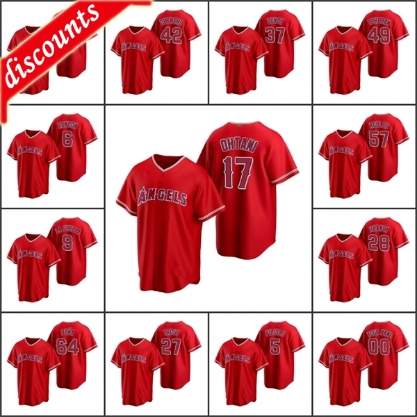 Wholesale Cheap Men #27 Mike Trout 17 Shohei Ohtani 6 Anthony Rendon Custom Women Youth Red\rReplica\rAlternate Jersey
Wholesale Cheap Men #27 Mike Trout 17 Shohei Ohtani 6 Anthony Rendon Custom Women Youth Red\rReplica\rAlternate Jersey