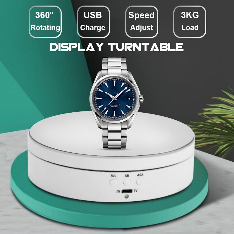 White/Black Rotary Display Stand 360 Degree Jewelry Watch Phone Ring Holder Display USB Adjustable Rotating 3 Speed Turntable
White/Black Rotary Display Stand 360 Degree Jewelry Watch Phone Ring Holder Display USB Adjustable Rotating 3 Speed Turntable