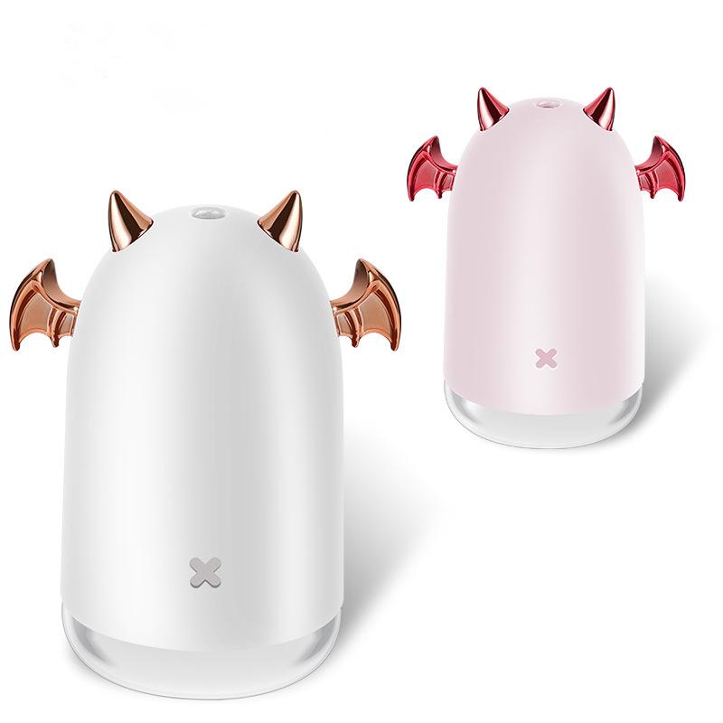 JSLG 230ML LED Light Ultrasonic Air Humidifier Little Devil USB Aroma Essential Oil Diffuser For Home Car Mist Maker Fogger
JSLG 230ML LED Light Ultrasonic Air Humidifier Little Devil USB Aroma Essential Oil Diffuser For Home Car Mist Maker Fogger