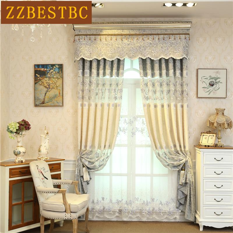 European-style luxury embroidered curtains 2 colors can choose for living room High-quality custom villa curtain for bedroom, Tulle 1
European-style luxury embroidered curtains 2 colors can choose for living room High-quality custom villa curtain for bedroom, Tulle 1