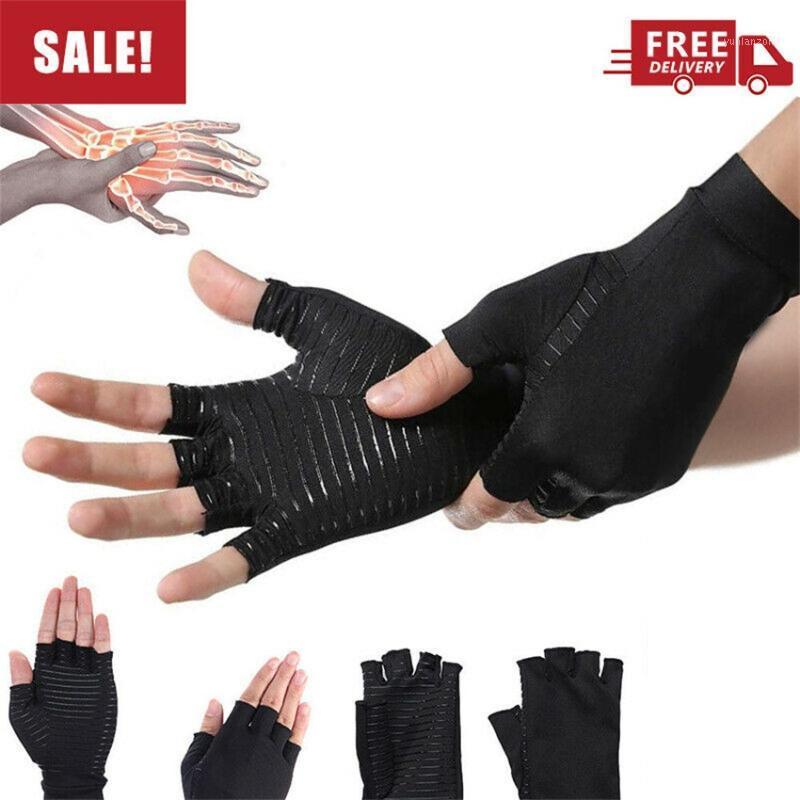 Compression Arthritis Gloves Hand Anti Palm Wrist Support Bracelet Pain Relief Fingerless Cotton Gym Sports Fitness S M L1, Black
Compression Arthritis Gloves Hand Anti Palm Wrist Support Bracelet Pain Relief Fingerless Cotton Gym Sports Fitness S M L1, Black