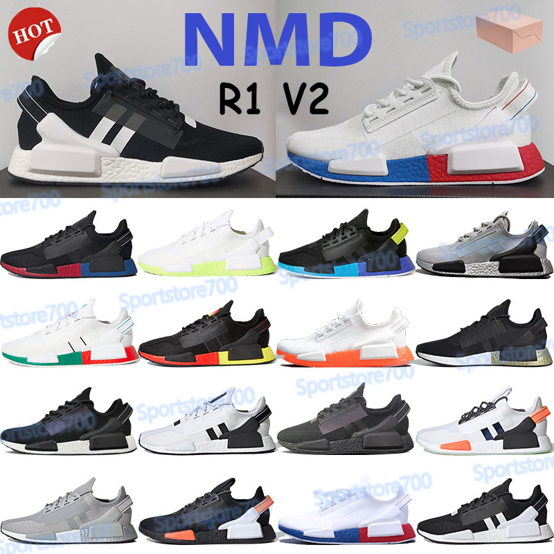 2021 New running shoes NMD R1 V2 mens trainers iridescent black metallic gold mexico city white red blue men women sports sneakers box, Double box
2021 New running shoes NMD R1 V2 mens trainers iridescent black metallic gold mexico city white red blue men women sports sneakers box, Double box