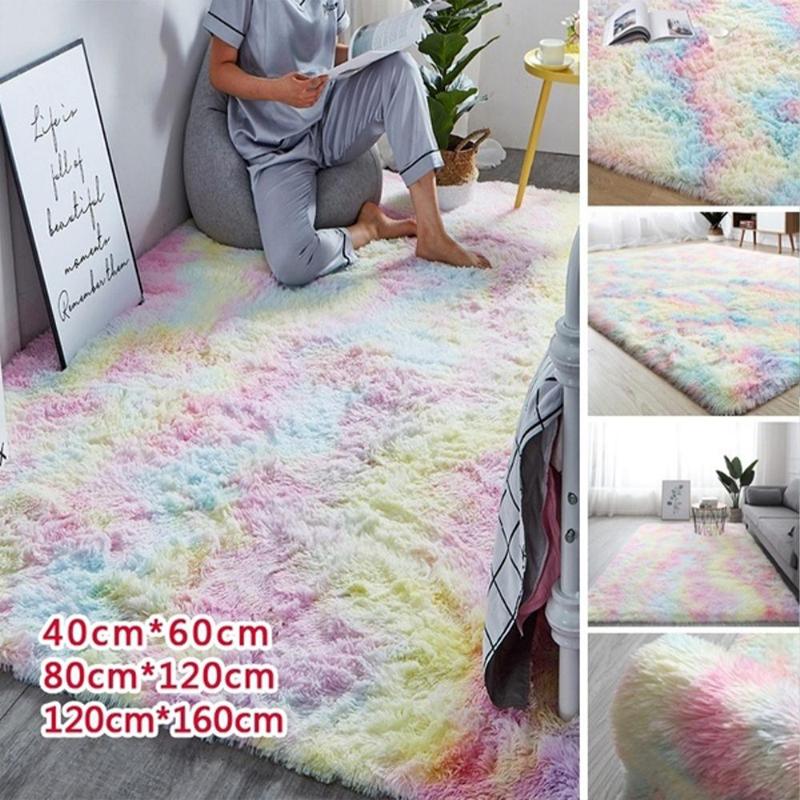 160x120cm Polyester Fiber Fluffy Rugs Area Rug Anti-Skid Sofa Dining Room Mat Shaggy Warm Home Decoration Floor Bedroom, As pic
160x120cm Polyester Fiber Fluffy Rugs Area Rug Anti-Skid Sofa Dining Room Mat Shaggy Warm Home Decoration Floor Bedroom, As pic