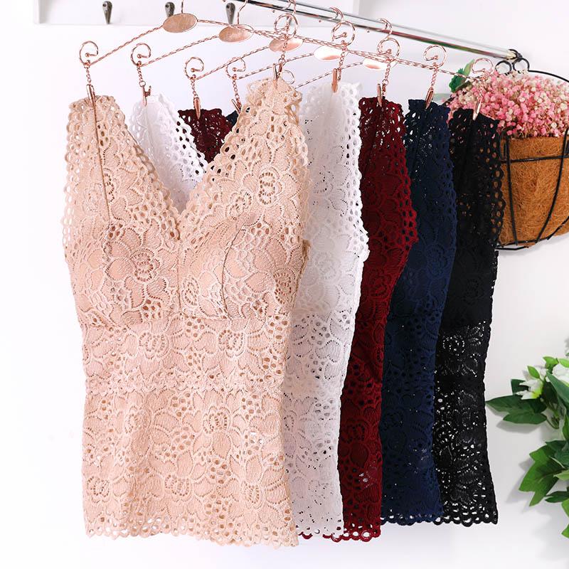 Lace Bottoming Crop Top Women Sexy Floral Embroidery Cozy Camisole Female V Neck Vest Breathable Tank Tops Femme Lingerie
Lace Bottoming Crop Top Women Sexy Floral Embroidery Cozy Camisole Female V Neck Vest Breathable Tank Tops Femme Lingerie