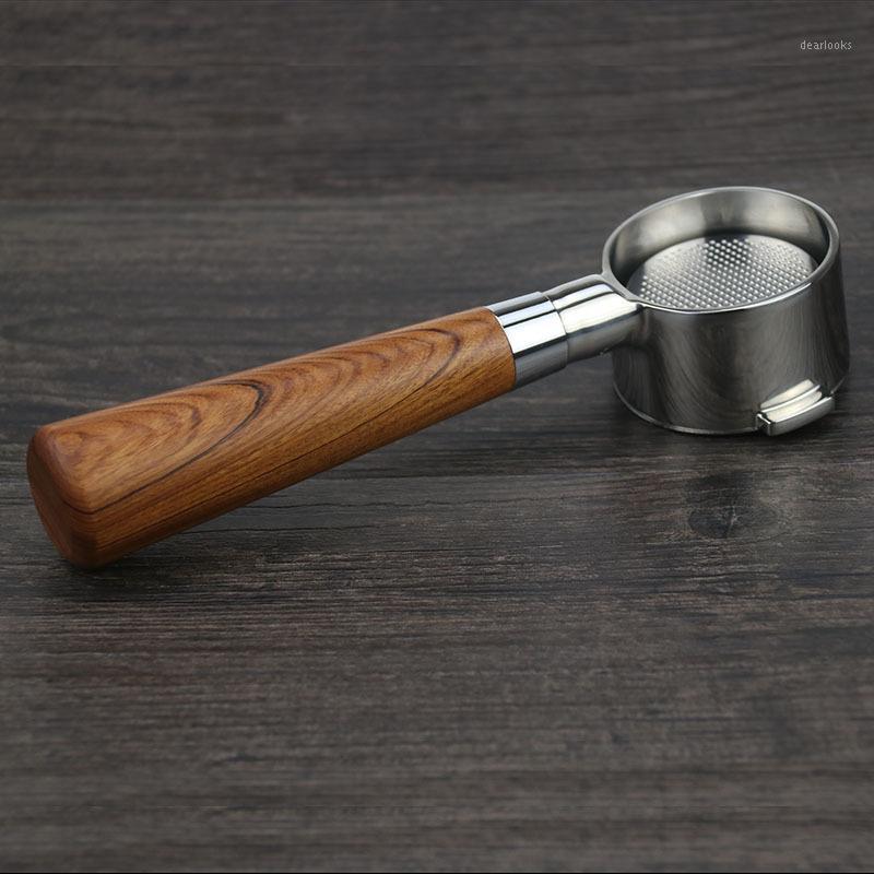 Bottomless Portafilter Stainless Steel Wood Handle for Coffee Machine Espresso Machine Tool JS221
Bottomless Portafilter Stainless Steel Wood Handle for Coffee Machine Espresso Machine Tool JS221