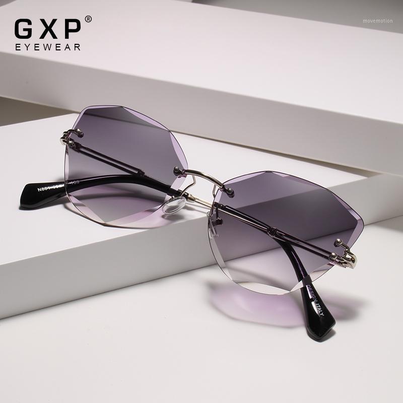 GXP Fashion Lady Sun glasses 2020 Rimless Women Sunglasses Vintage Alloy Frame Classic Brand Designer Shades Oculo1
GXP Fashion Lady Sun glasses 2020 Rimless Women Sunglasses Vintage Alloy Frame Classic Brand Designer Shades Oculo1