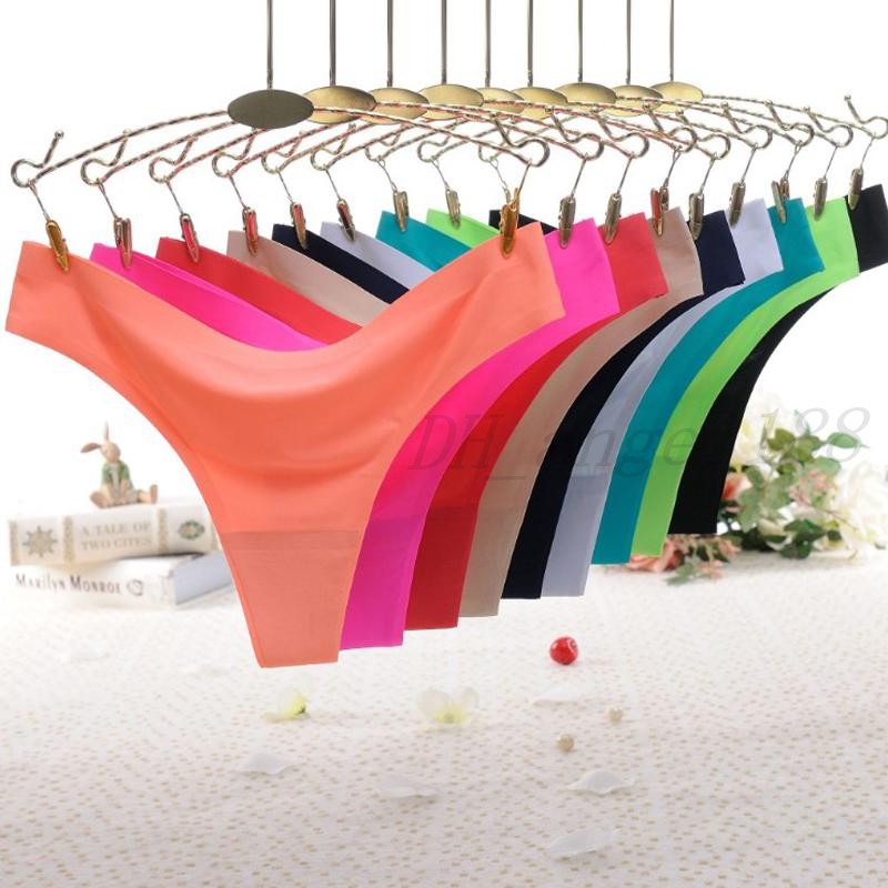 Solid Sexy Panties Women Cotton Seamless Low Rise Thongs Lingerie Underwear Knickers Elasticity Ice Silk Ladies Sexy G String, Black;white
Solid Sexy Panties Women Cotton Seamless Low Rise Thongs Lingerie Underwear Knickers Elasticity Ice Silk Ladies Sexy G String, Black;white