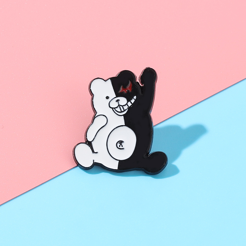 Japanese Anime Manga Danganronpa Monokuma Creativity Enamel Brooch Women Badge Backpack Lapel Pin Hat Jewelry Gifts for Friends, As picture
Japanese Anime Manga Danganronpa Monokuma Creativity Enamel Brooch Women Badge Backpack Lapel Pin Hat Jewelry Gifts for Friends, As picture