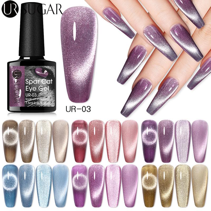 UR SUGAR Spar Cat Eye Nail Gel Polish Acrylic Nail 9D Magnetic Gel Hybrid Soak Off UV LED Art Varnishes DIY Decoration, Black color
UR SUGAR Spar Cat Eye Nail Gel Polish Acrylic Nail 9D Magnetic Gel Hybrid Soak Off UV LED Art Varnishes DIY Decoration, Black color