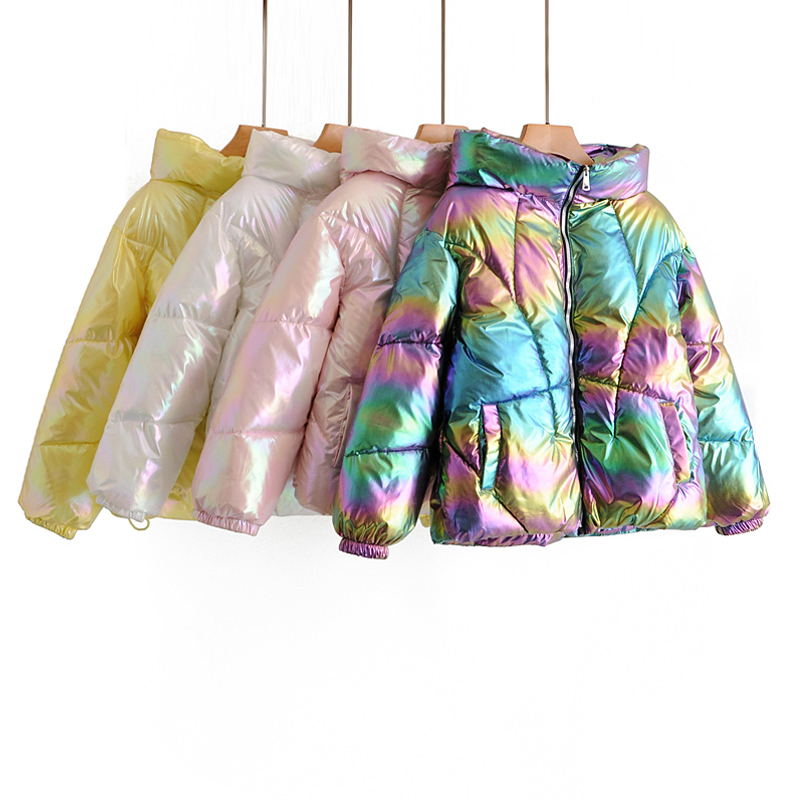 Winter women jacket autumn winter fashion colorful hooded women parkas jacket casual street warm winter Parka jacket 201019